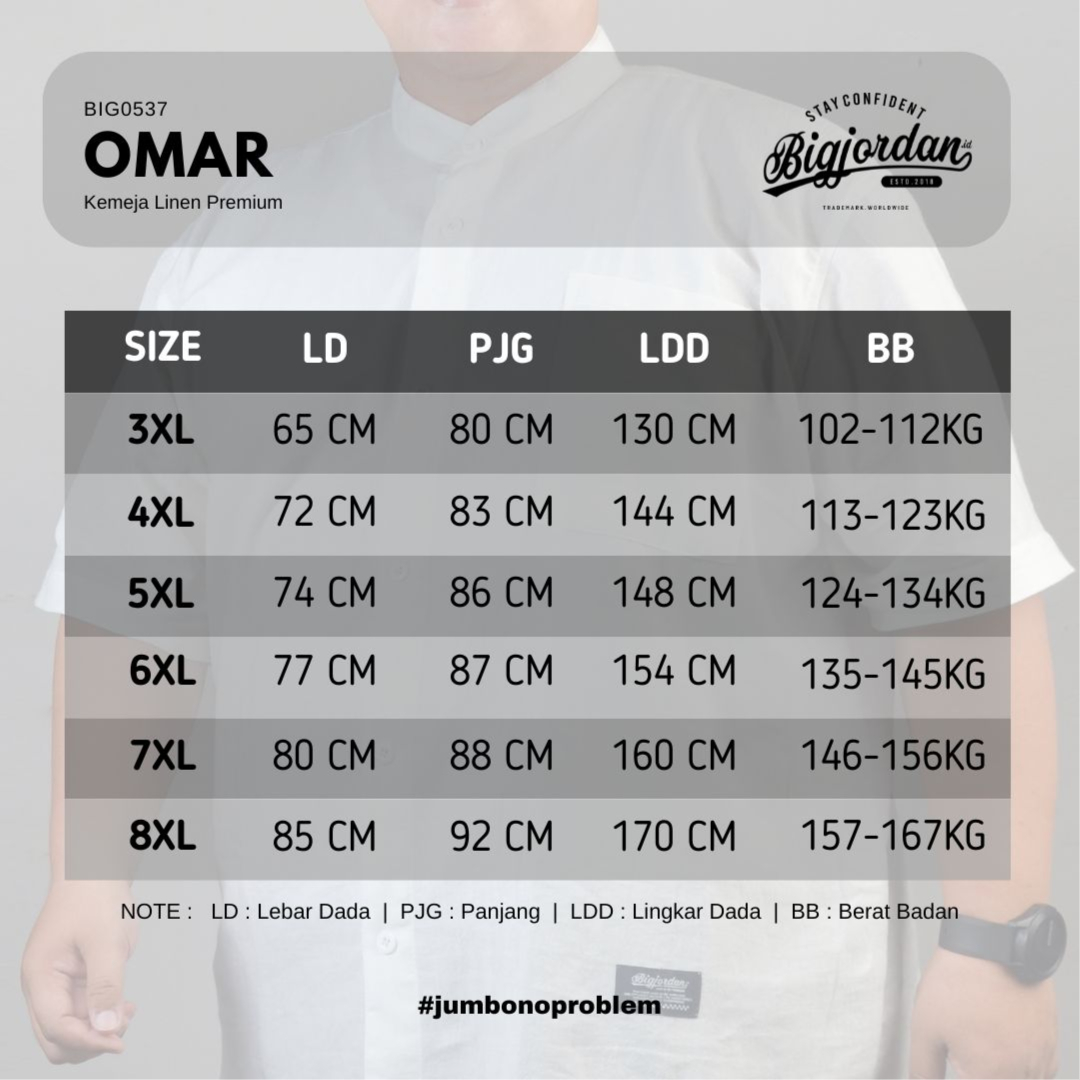 OMAR PUTIH - KEMEJA KOKO LINEN 5