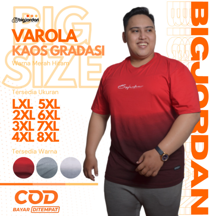 VAROLA KAOS GRADASI MERAH HITAM 2