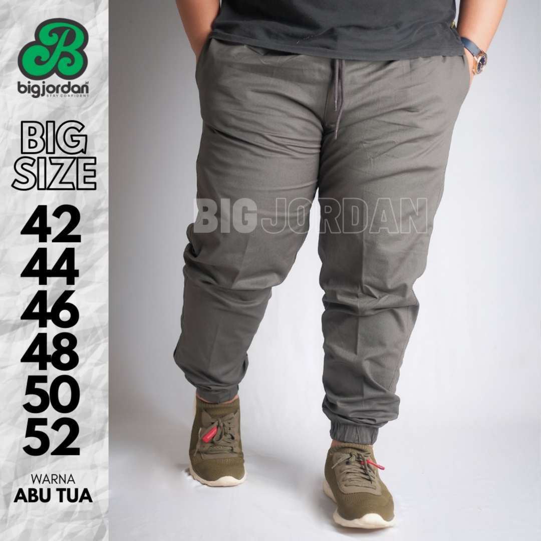 CELANA JOGGER TWILL - ABU TUA