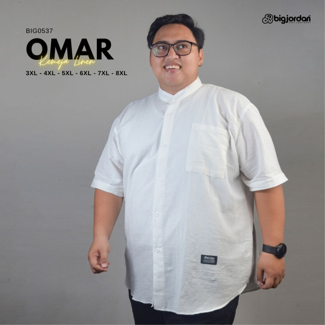 OMAR PUTIH - KEMEJA KOKO LINEN 6