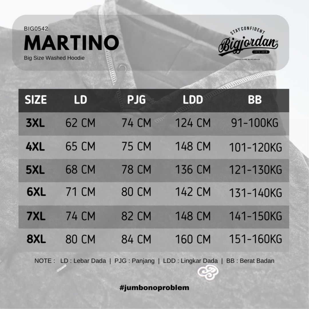 MARTINO - PULLOVER HOODIE WASHED BLACK 5