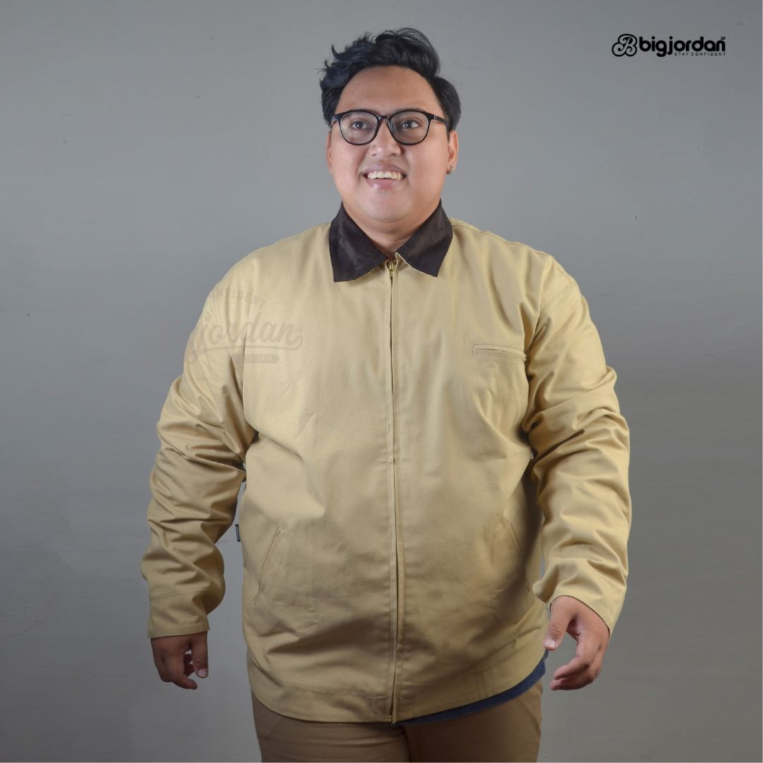 WILSON - Cream Canvas Work Jacket