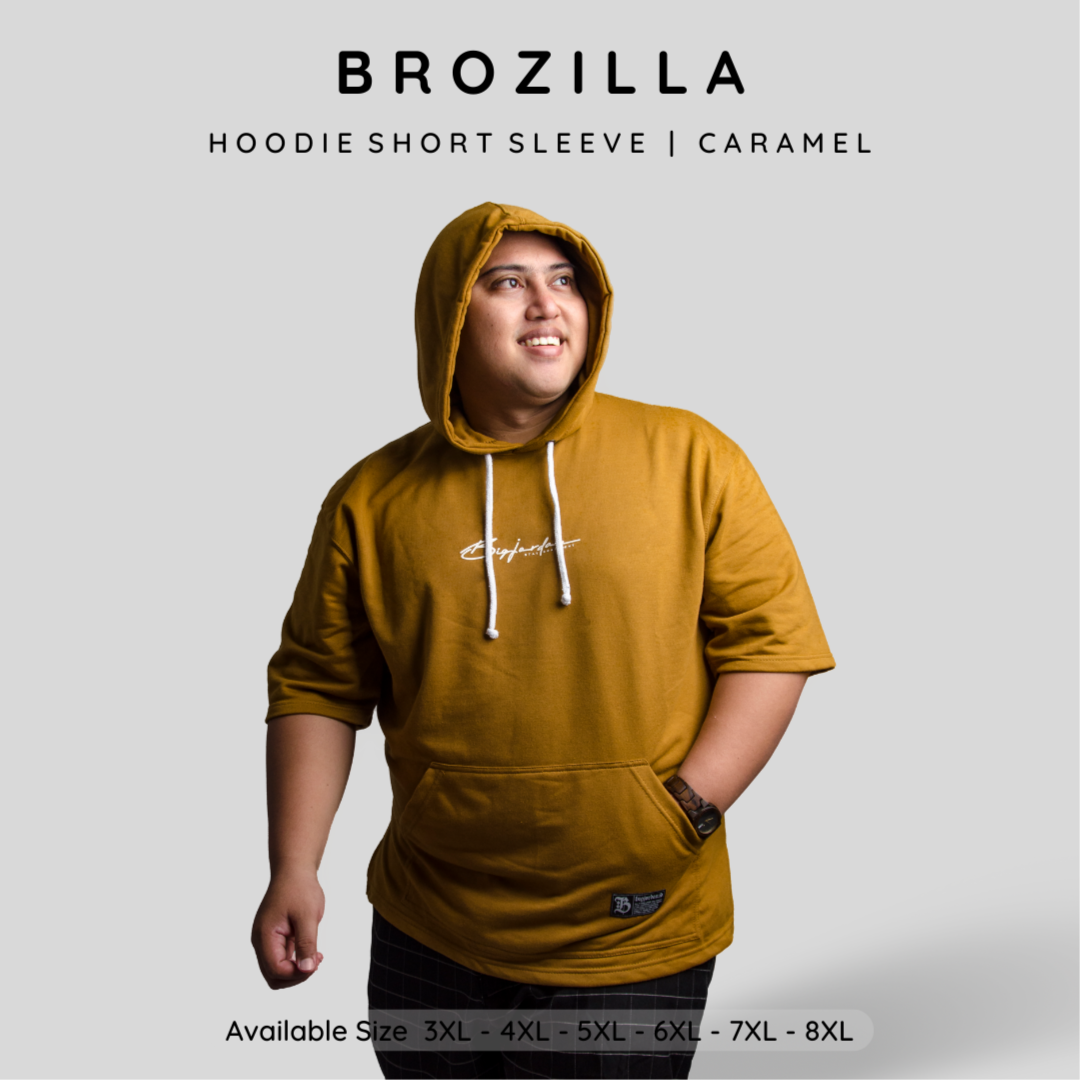 BROZILLA CARAMEL - HOODIE PENDEK