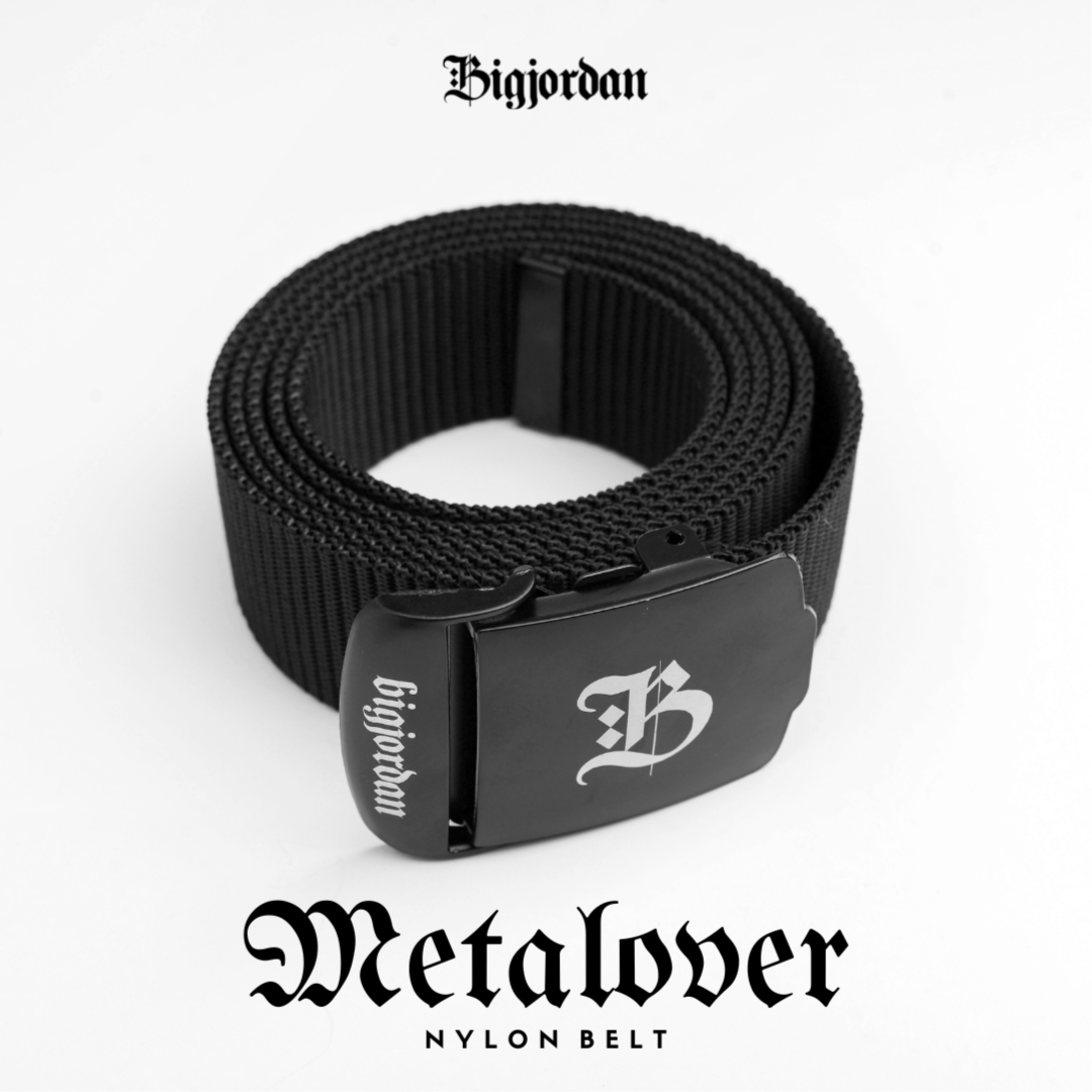 METALOVER - 150cm - IKAT PINGGANG SABUK BELT NYLON BLACK