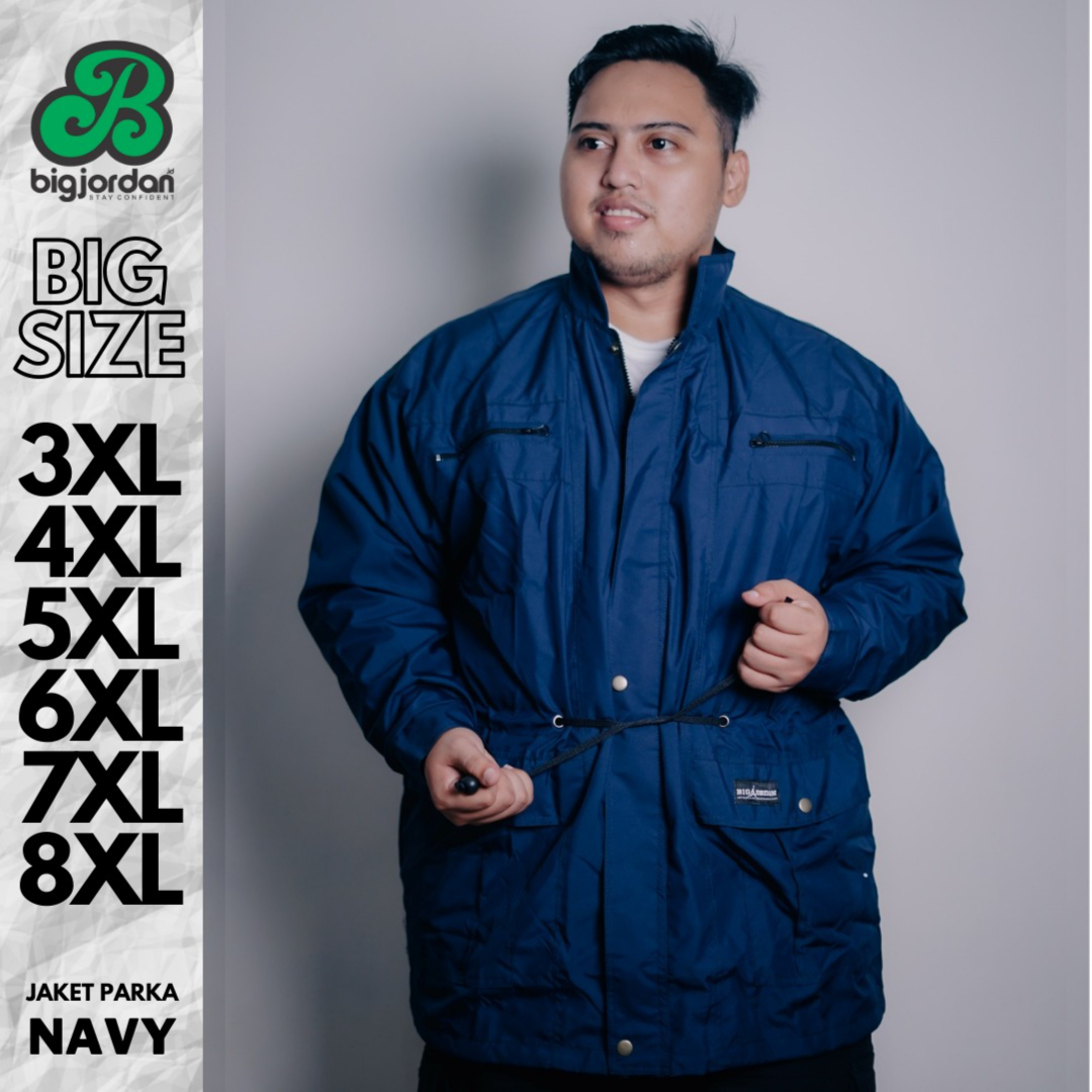 JAKET PARKA NAVY 3XL 4XL
