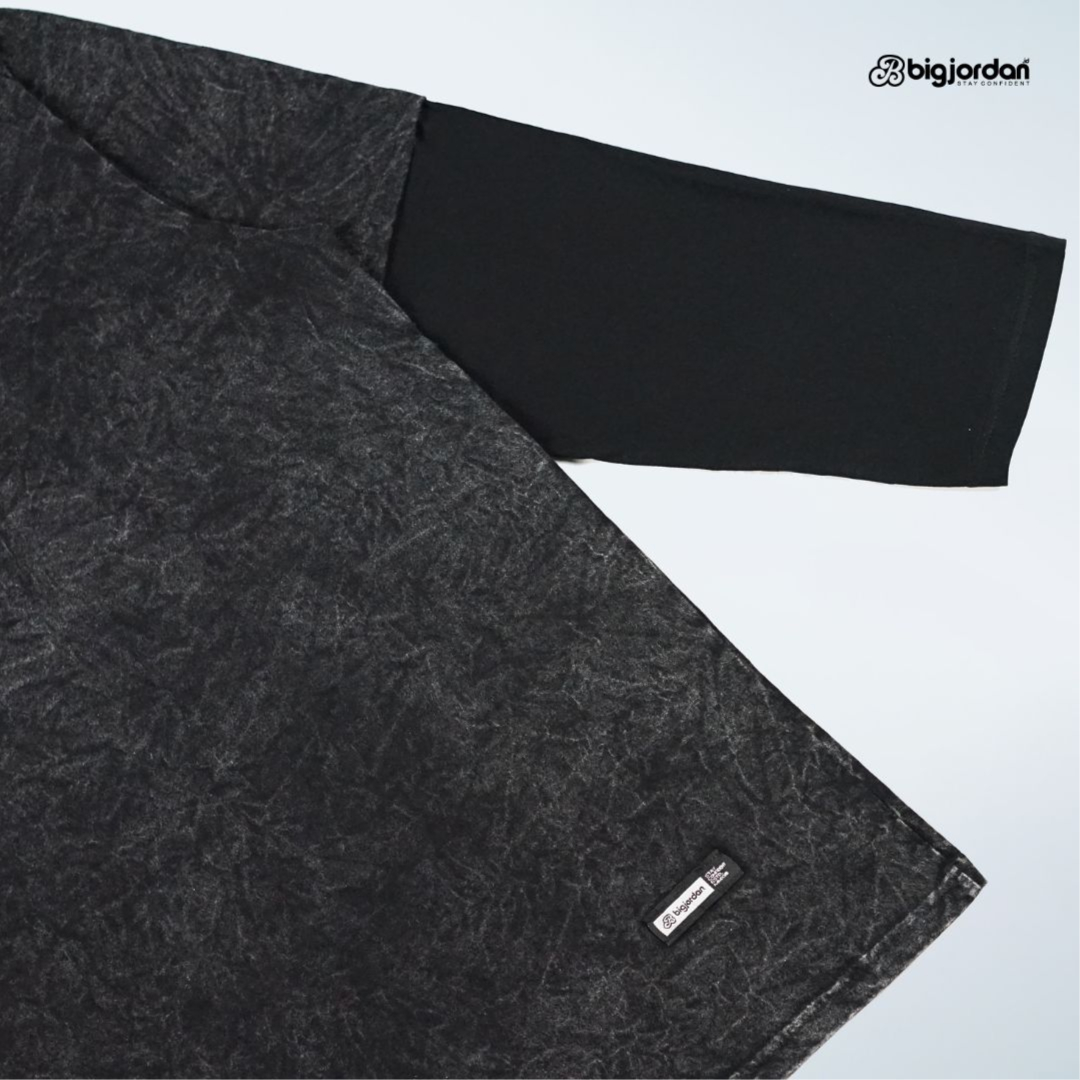 SPARTAN KAOS WASHED PANJANG DOUBLE LAYER HITAM 3