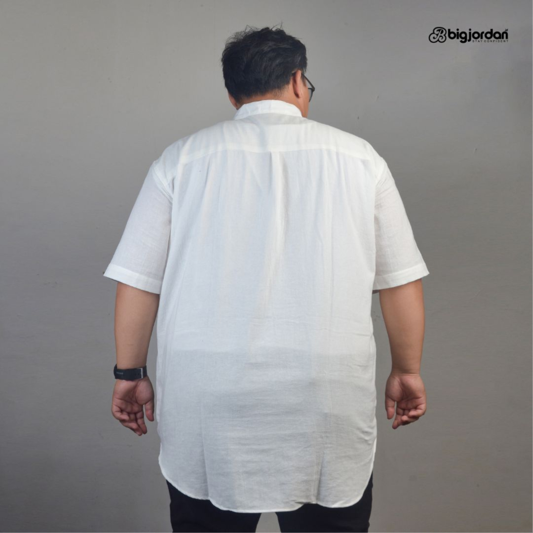 OMAR PUTIH - KEMEJA KOKO LINEN 3