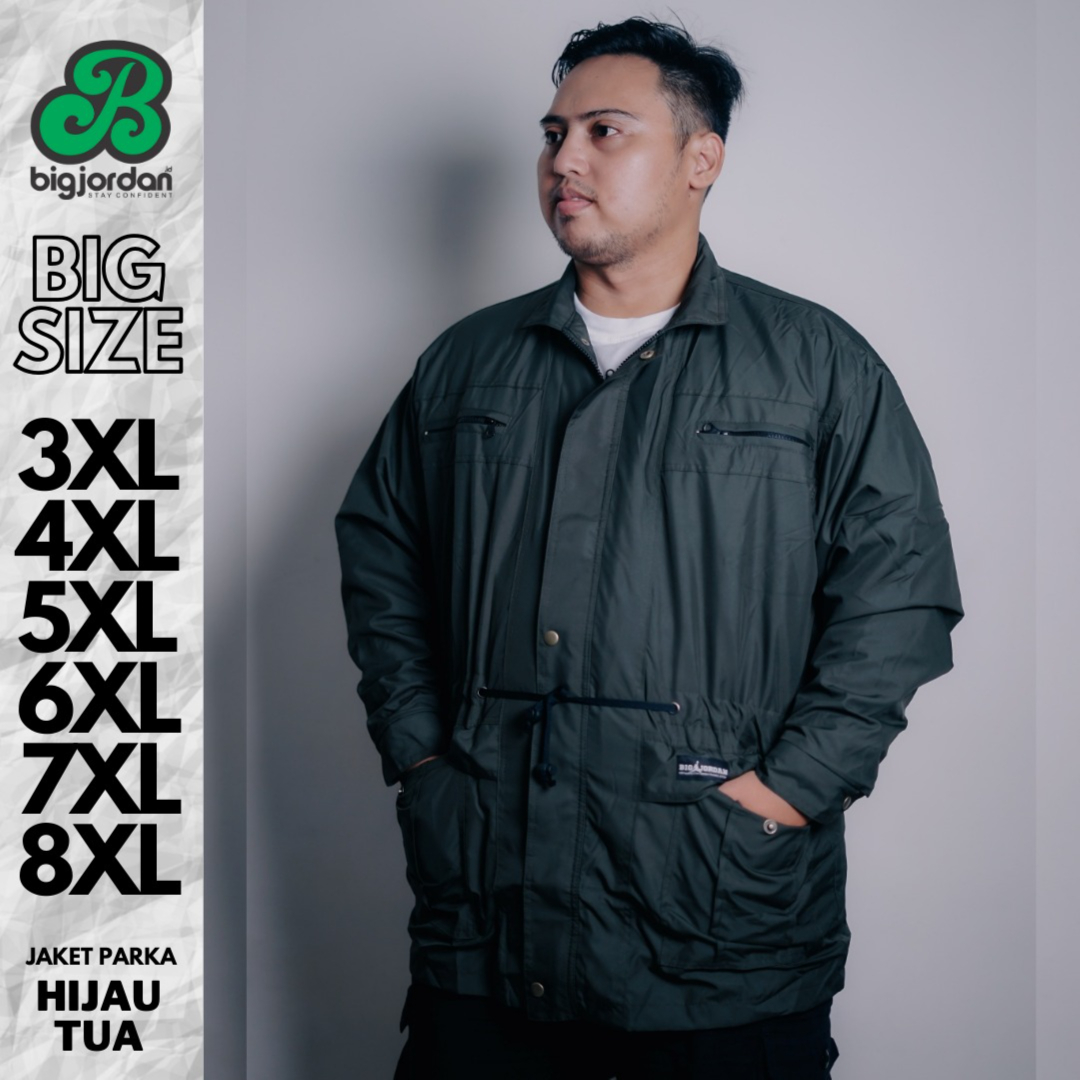 JAKET PARKA HIJAU 2XL