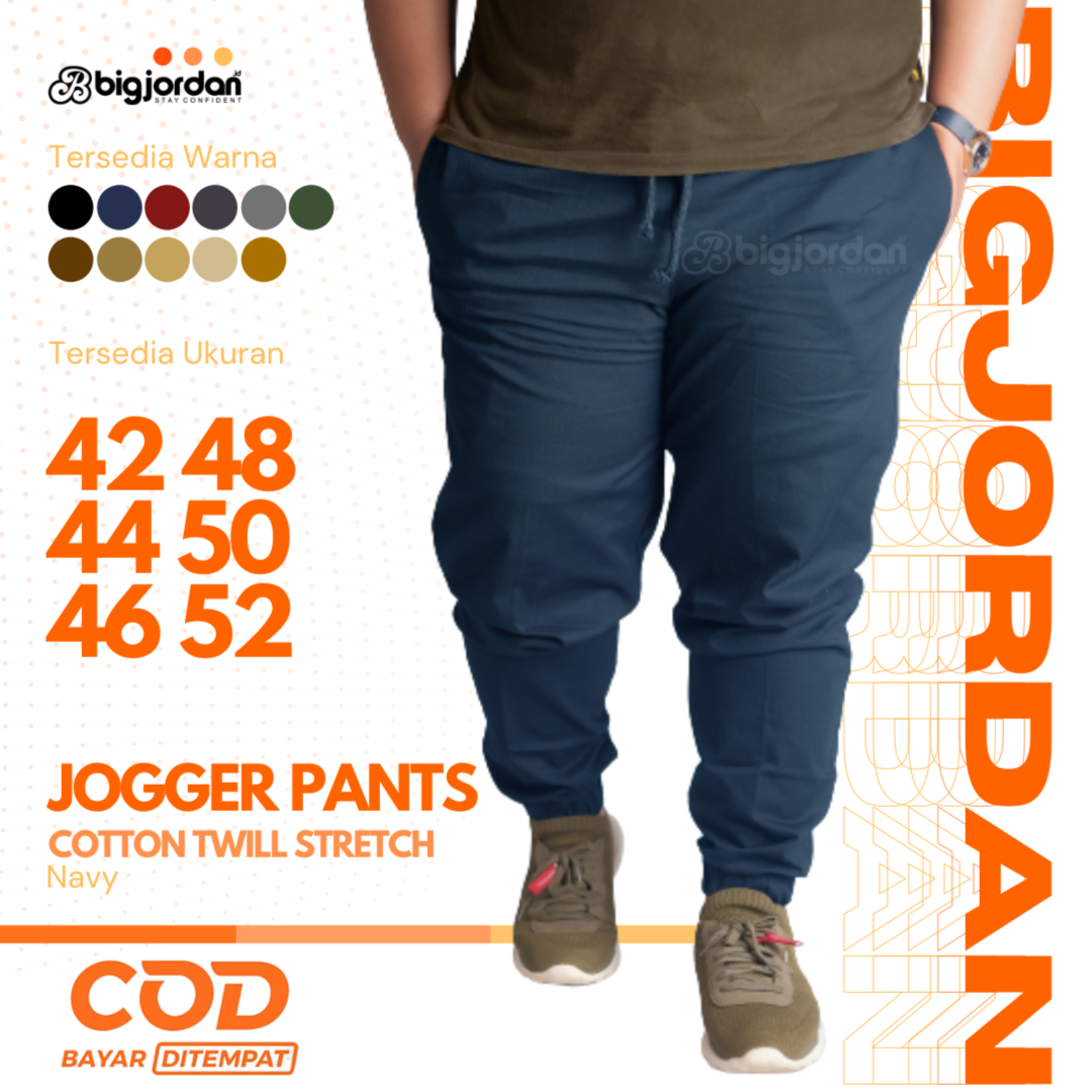 CELANA JOGGER TWILL - NAVY