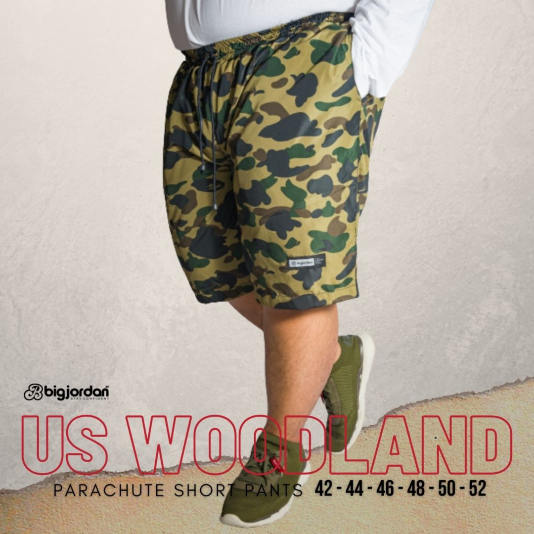 US WOODLAND CELANA KOLOR PARASUT ARMY