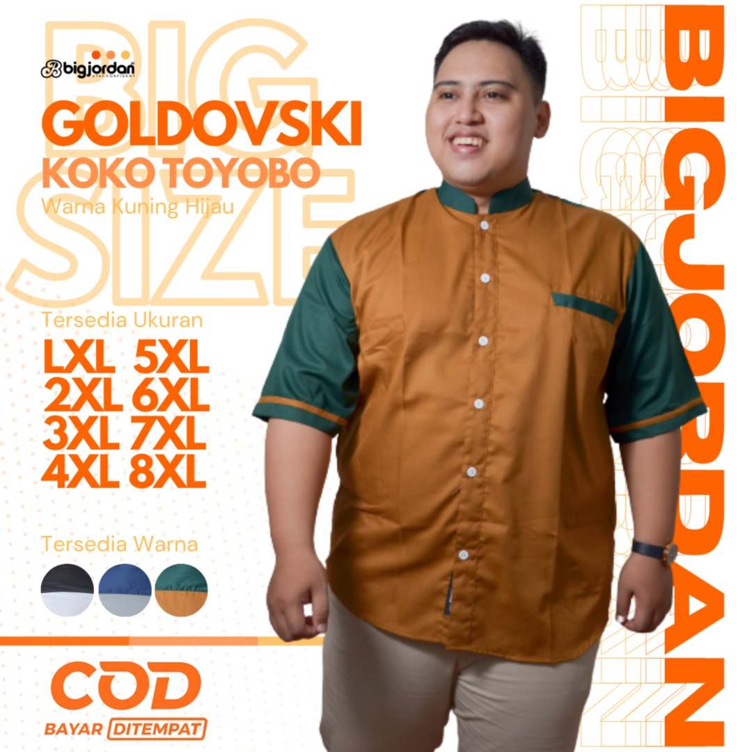 GOLDOVSKI - KOKO BIG JORDAN GOLD HIJAU