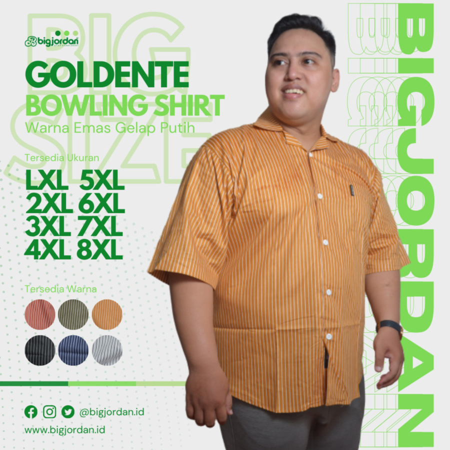 GOLDENTE KEMEJA BOWLING SALUR