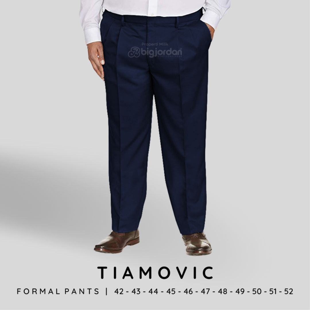 CELANA BAHAN FORMAL NAVY
