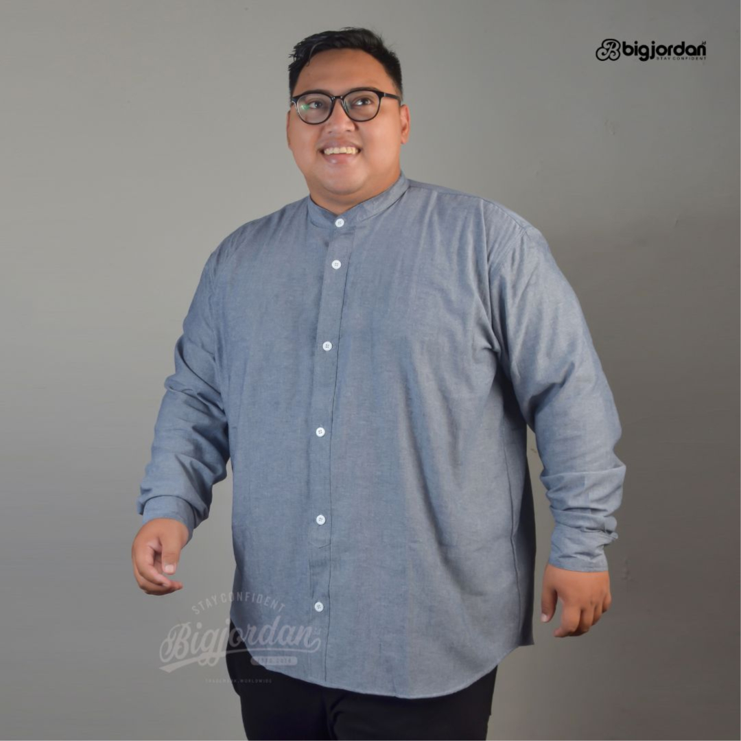JERICHO - KEMEJA KOKO OXFORD DENIM