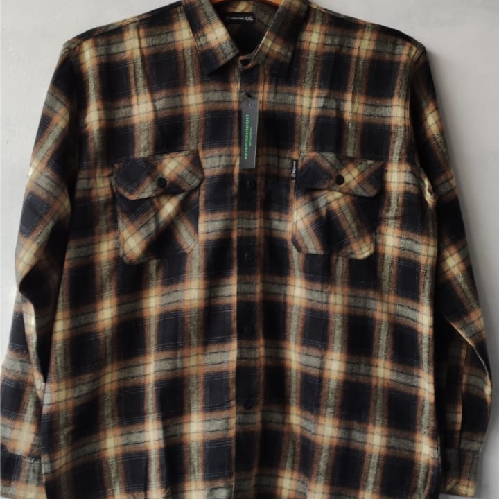 HOVESKY - KEMEJA FLANNEL LENGAN PANJANG