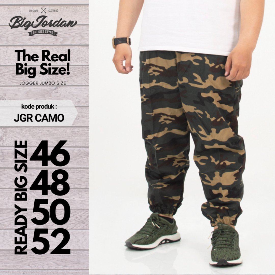 CELANA JOGGER ARMY 46 48 50 52
