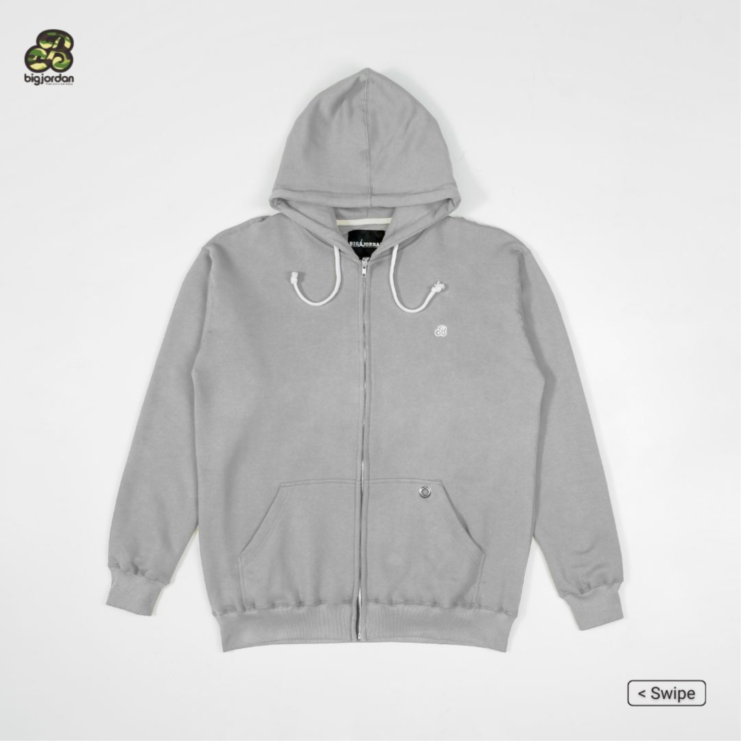 SENLONG ZIPPER HOODIE ABU MUDA 3
