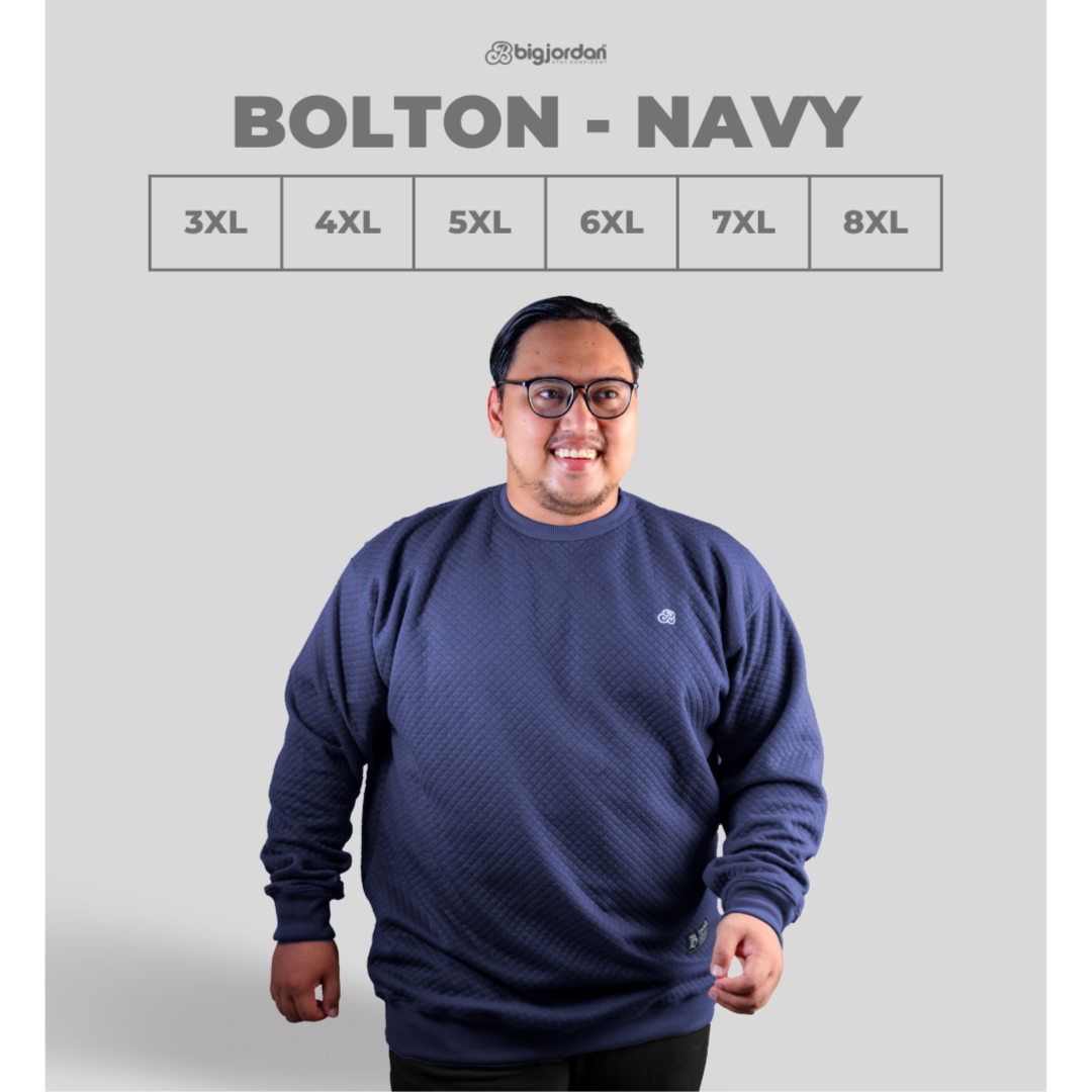 BOLTON CREWNECK NAVY - SWEATER DIAMOND