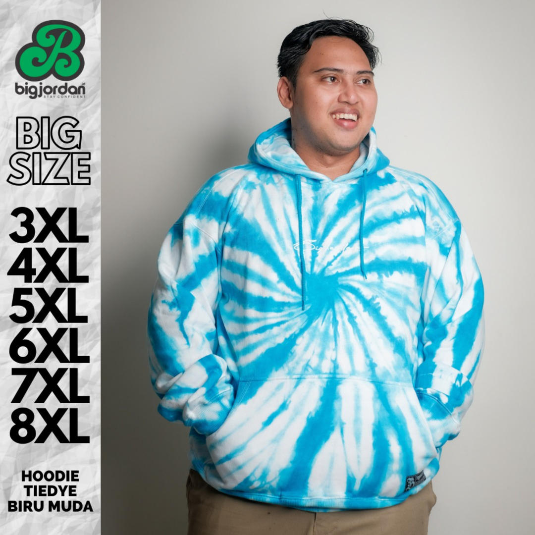 HOODIE TIEDYE BIRU PUTIH
