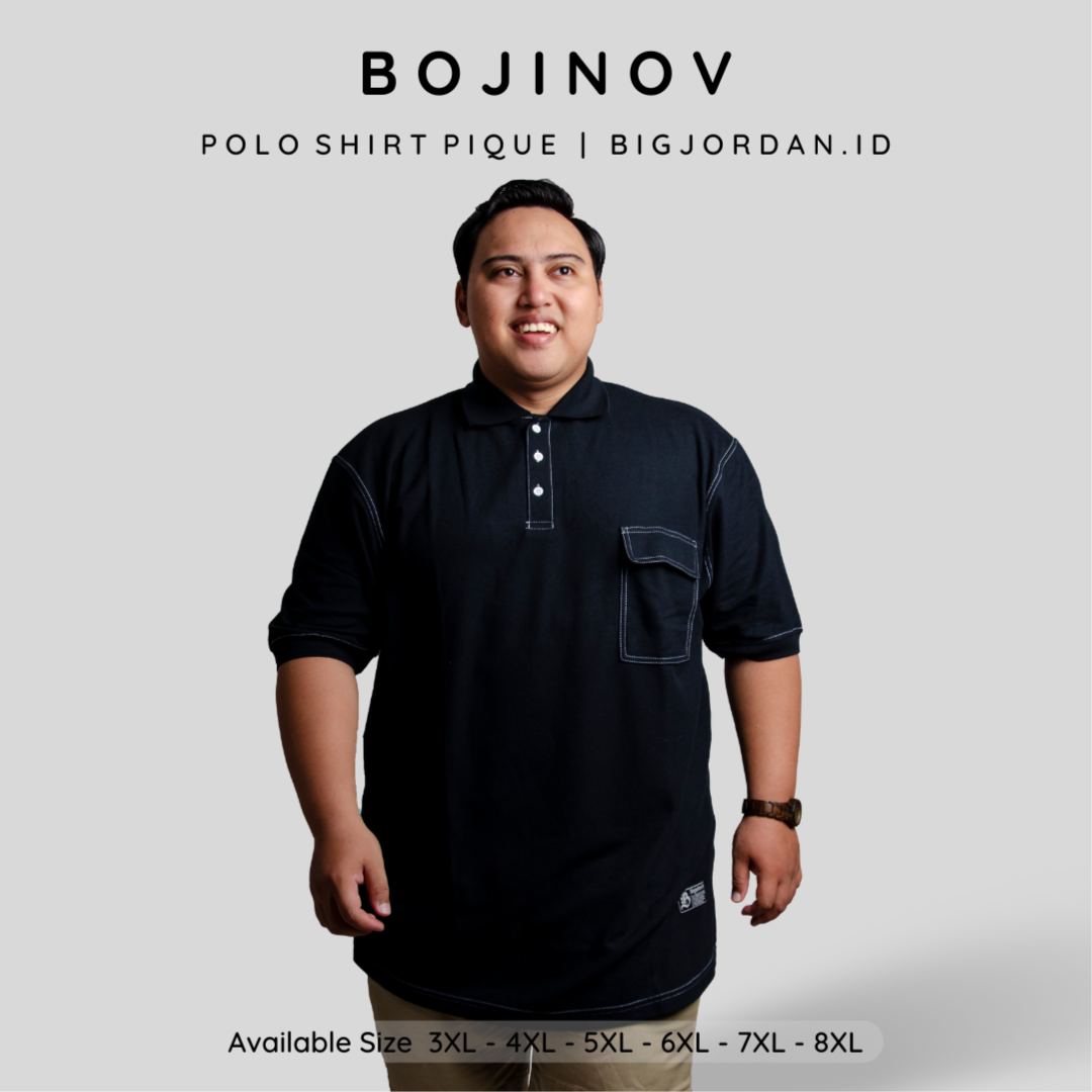 BOJINOV BLACK - POLO SHIRT
