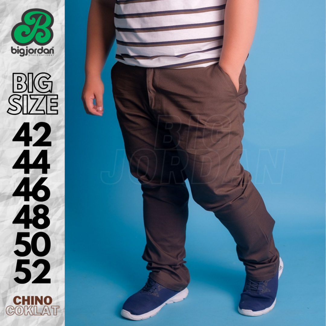CELANA CHINO COKELAT TUA 42 44