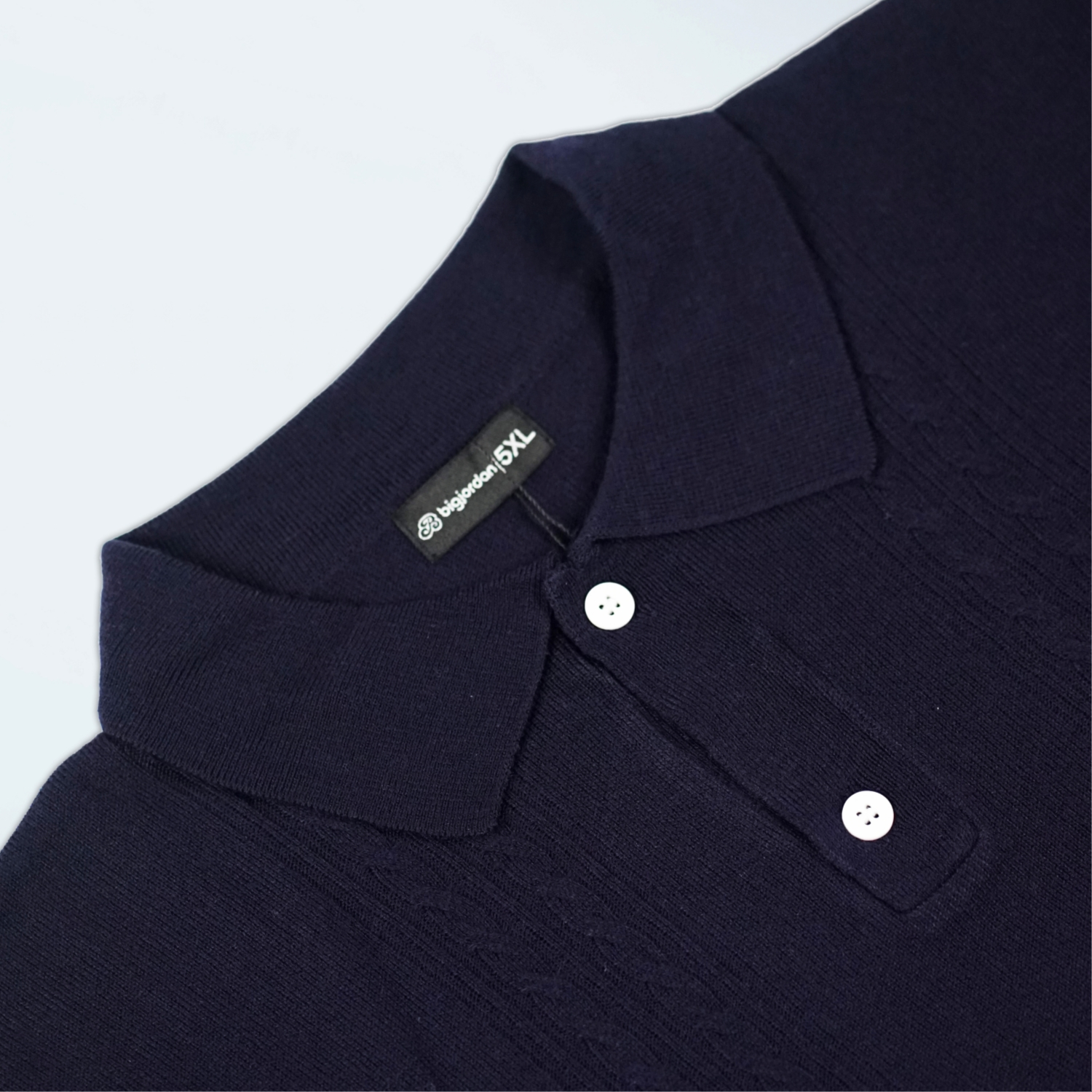 AZZURRO - POLO SHIRT AKRILIK BIRU TUA 2