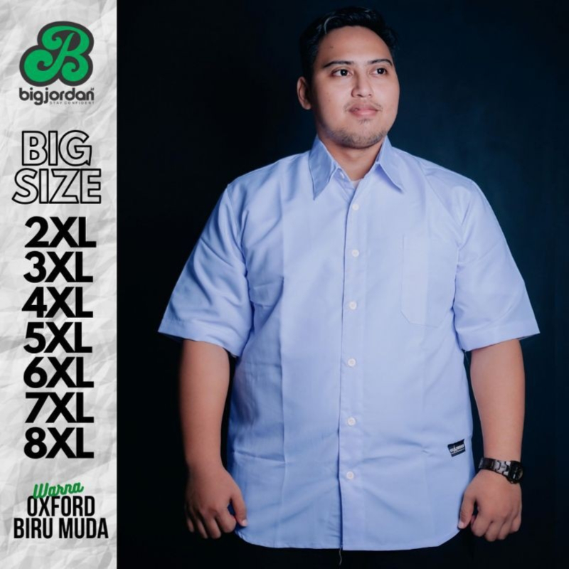 KEMEJA PENDEK BIRU MUDA