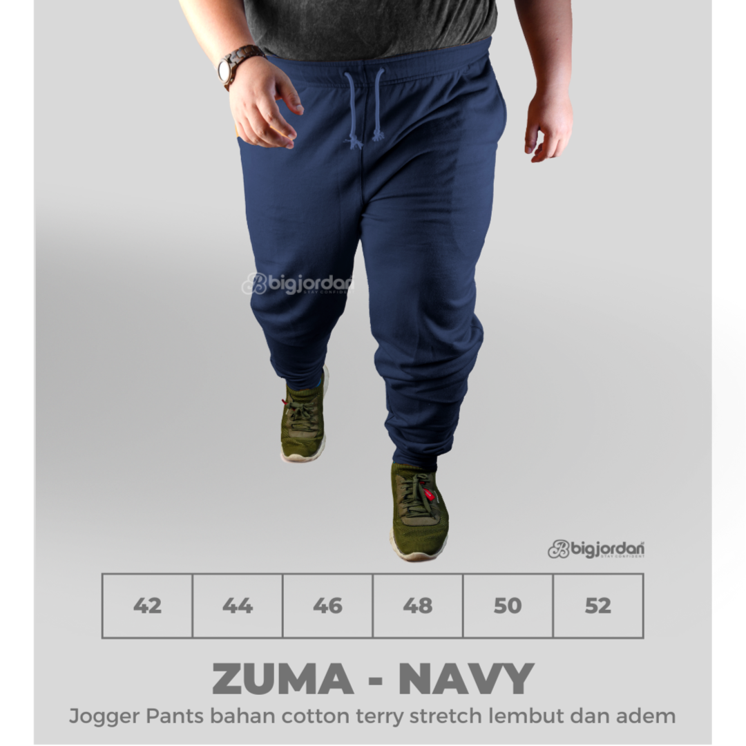 ZUMA NAVY JOGGER TERRY 46 48 50 52