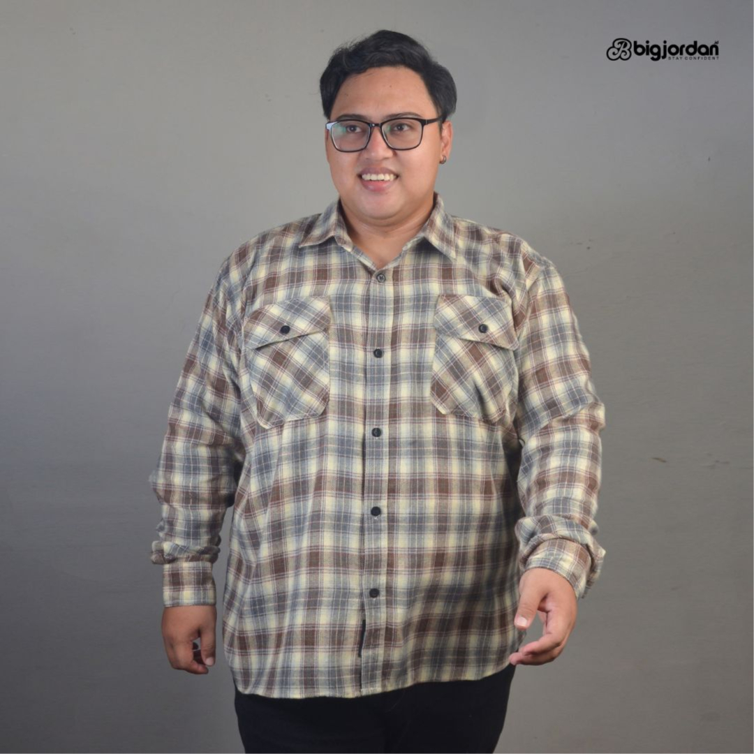 NIKOLA - KEMEJA FLANNEL LENGAN PANJANG