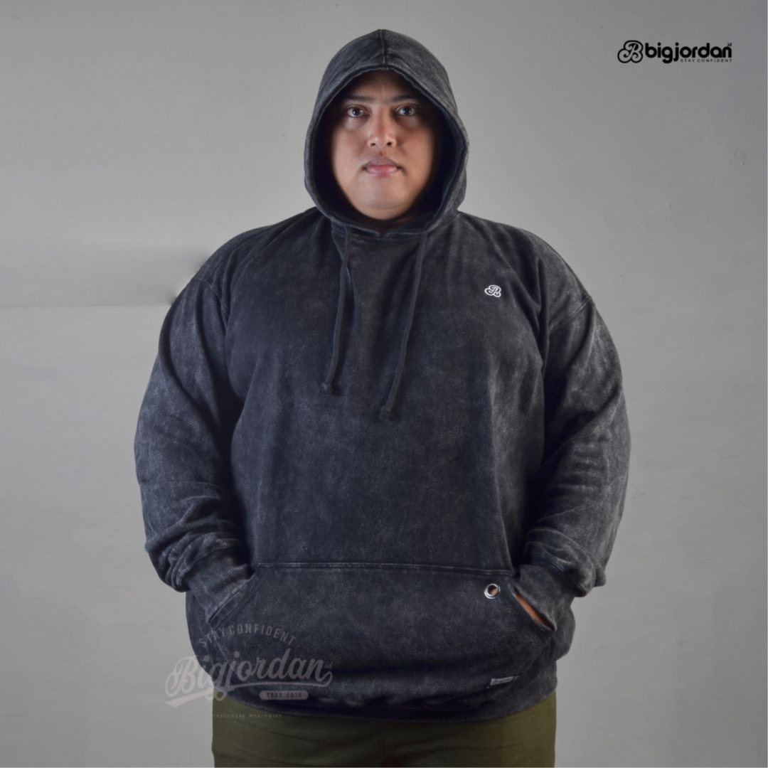 MYSTERIO - PULLOVER HOODIE WASHED BLACK 3