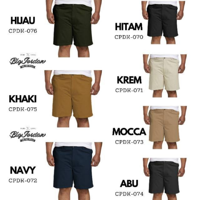 CELANA CHINO PENDEK HIJAU OLIVE