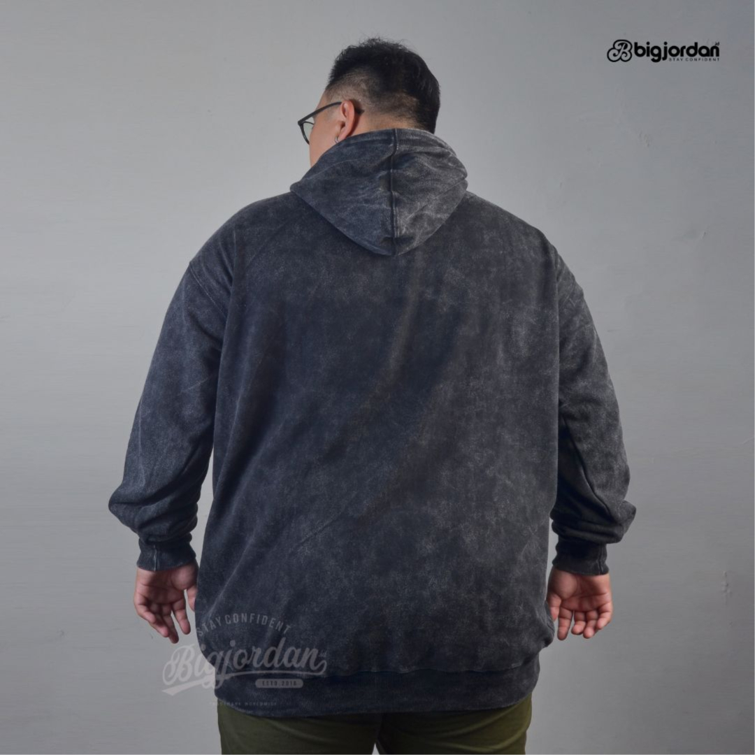 MYSTERIO - PULLOVER HOODIE WASHED BLACK 5