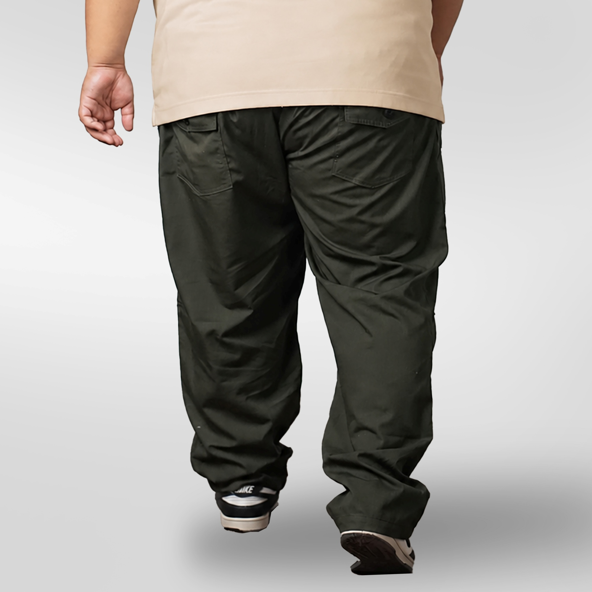 ROMERO - CELANA FATIGUE PRIA BIG SIZE HIJAU ARMY 3