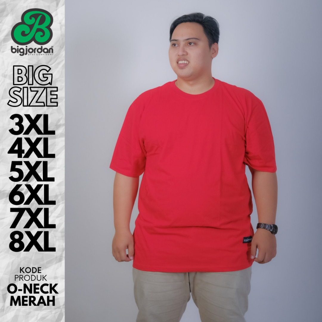 KAOS O-NECK MERAH