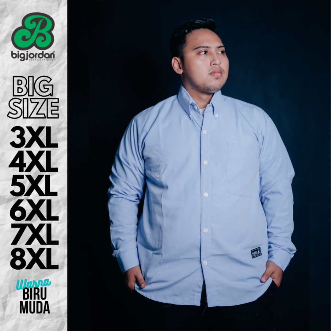 KEMEJA LENGAN PANJANG BIRU MUDA