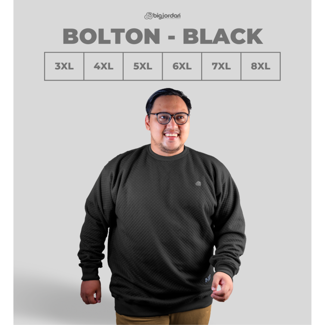BOLTON CREWNECK BLACK - SWEATER DIAMOND