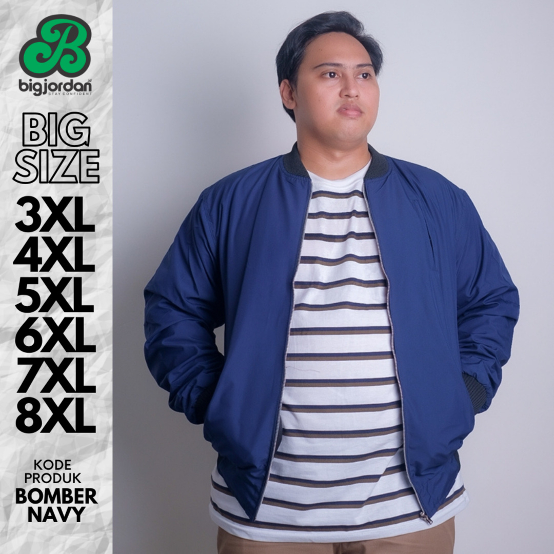 JAKET BOMBER NAVY